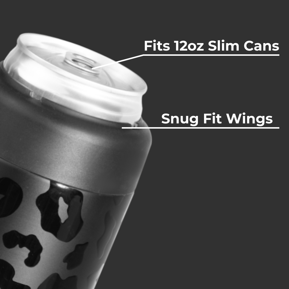 Black Leopard - Can Cooler (Slim) 839u9